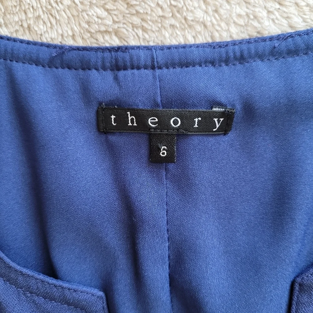 Theory Adalize Habitat blue sleeveless dress size 6​ - Picture 15 of 15